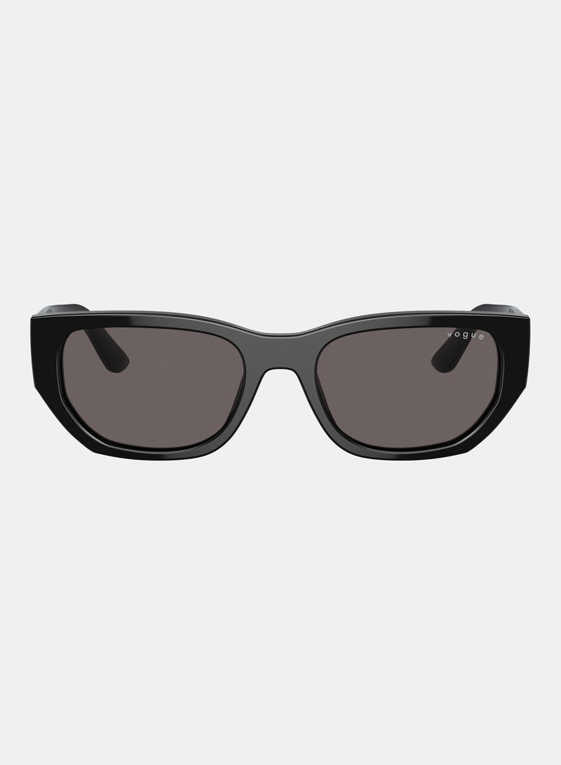 Vogue Full-Rimmed Rectangular Sunglasses 5586S,53, W44,87 - Image 1